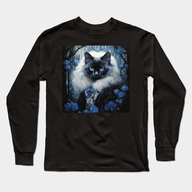 Ragdoll Beauty Long Sleeve T-Shirt by Enchanted Reverie